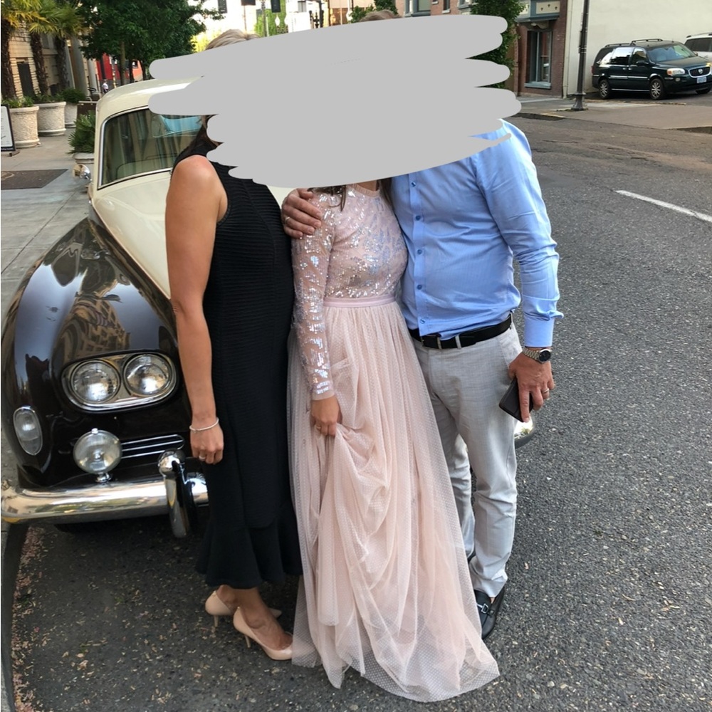 Needle and Thread Maxi Pink dress